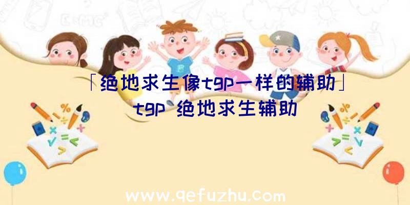 「绝地求生像tgp一样的辅助」|tgp